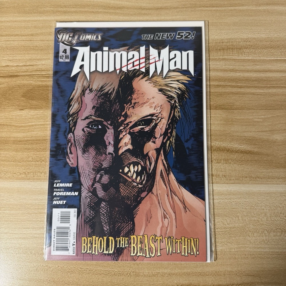 Animal Man #4 Jeff Lemire DC Comics New 52 2012